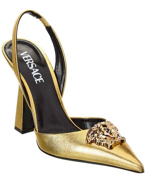 cabeza de medusa versace|versace la medusa slingback pumps.